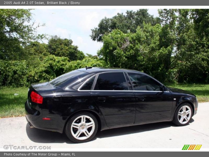 Brilliant Black / Ebony 2005 Audi A4 2.0T Sedan