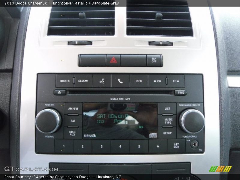 Bright Silver Metallic / Dark Slate Gray 2010 Dodge Charger SXT