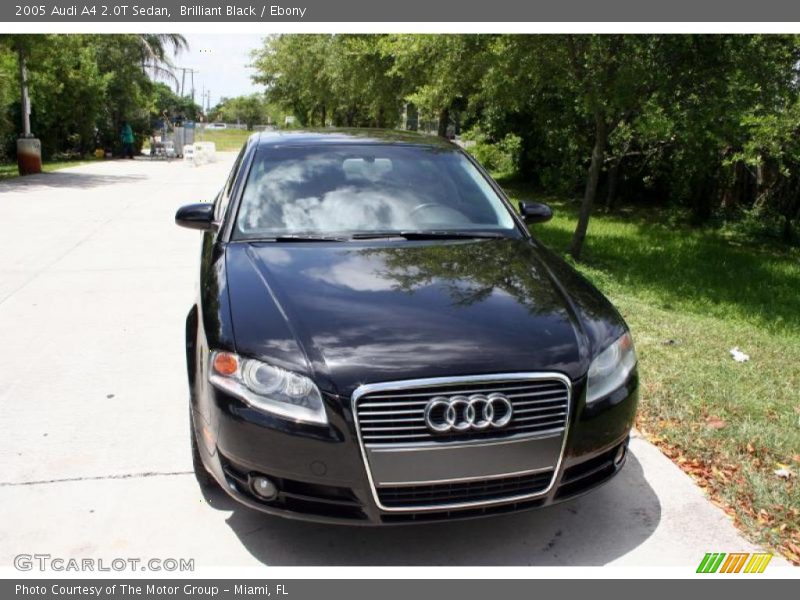 Brilliant Black / Ebony 2005 Audi A4 2.0T Sedan