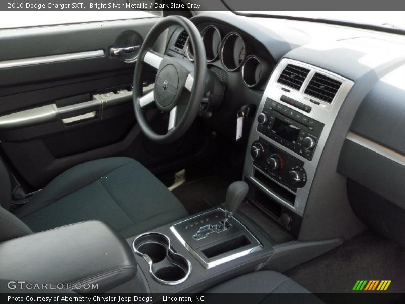 Bright Silver Metallic / Dark Slate Gray 2010 Dodge Charger SXT