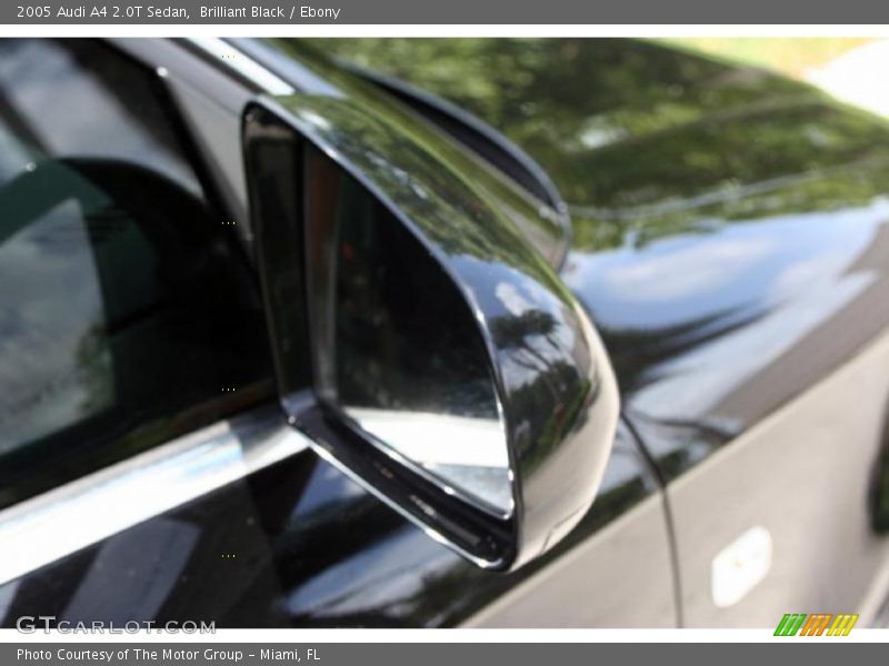Brilliant Black / Ebony 2005 Audi A4 2.0T Sedan