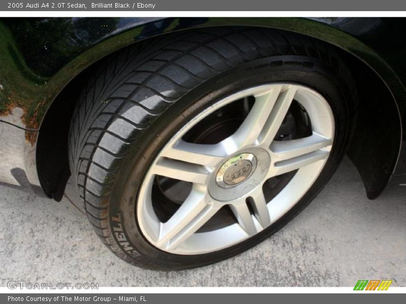 Brilliant Black / Ebony 2005 Audi A4 2.0T Sedan