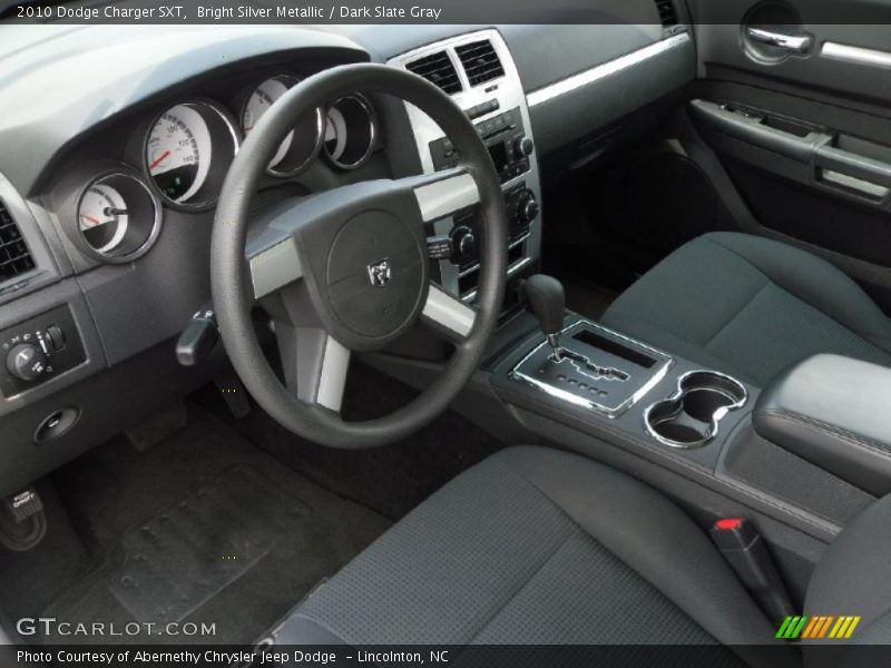 Bright Silver Metallic / Dark Slate Gray 2010 Dodge Charger SXT