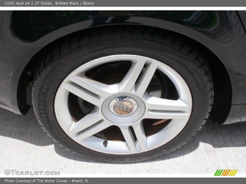 Brilliant Black / Ebony 2005 Audi A4 2.0T Sedan
