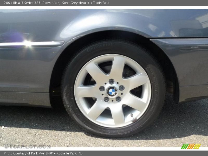Steel Grey Metallic / Tanin Red 2001 BMW 3 Series 325i Convertible