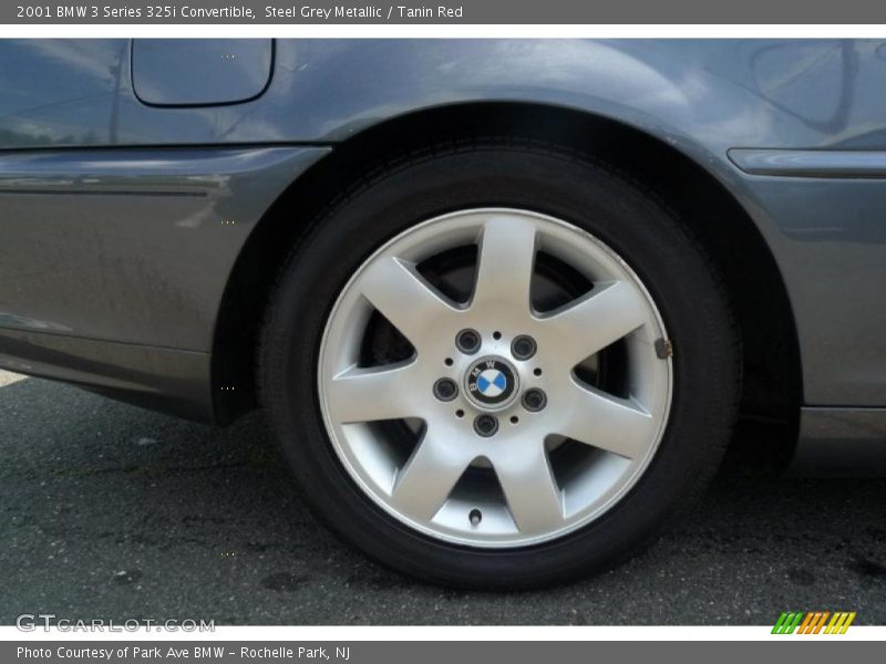 Steel Grey Metallic / Tanin Red 2001 BMW 3 Series 325i Convertible