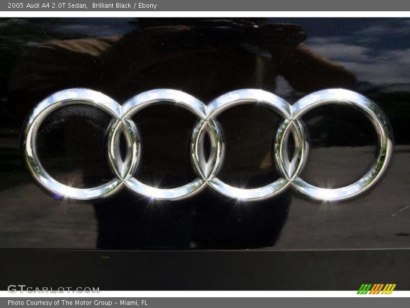 Brilliant Black / Ebony 2005 Audi A4 2.0T Sedan