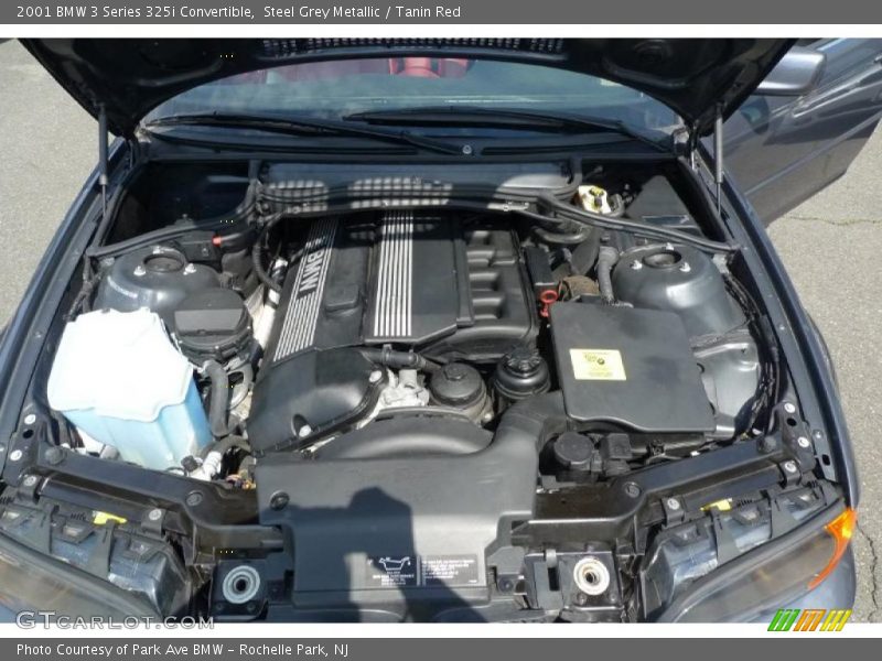 Steel Grey Metallic / Tanin Red 2001 BMW 3 Series 325i Convertible