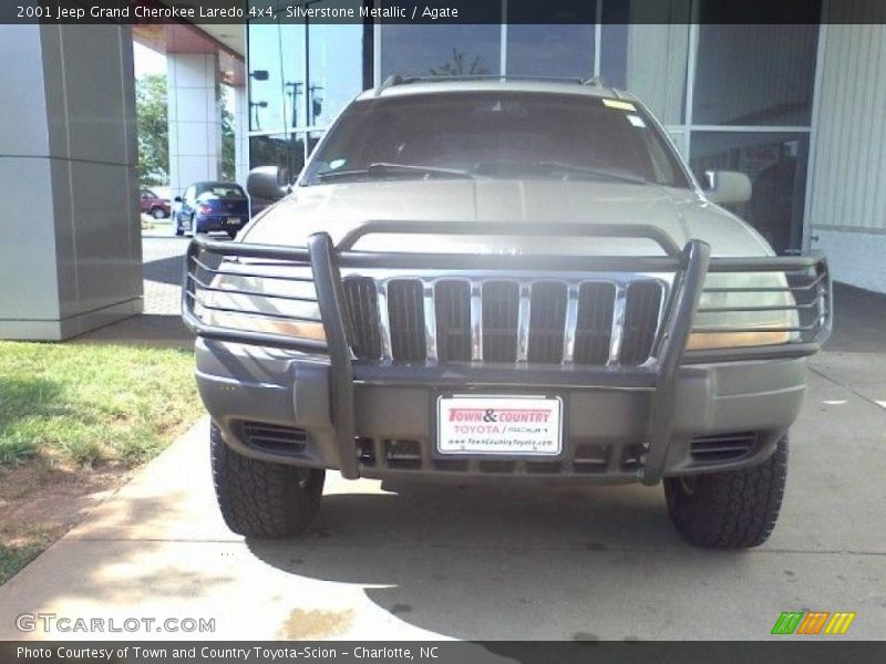 Silverstone Metallic / Agate 2001 Jeep Grand Cherokee Laredo 4x4