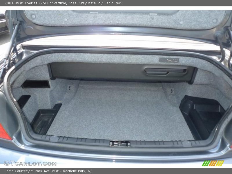 Steel Grey Metallic / Tanin Red 2001 BMW 3 Series 325i Convertible