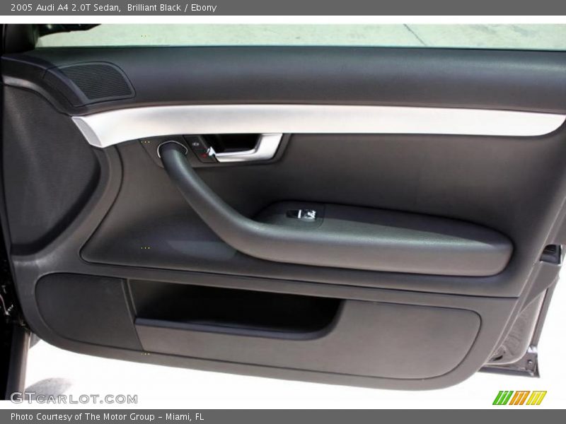 Brilliant Black / Ebony 2005 Audi A4 2.0T Sedan