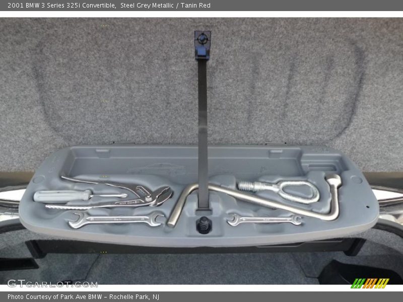 Steel Grey Metallic / Tanin Red 2001 BMW 3 Series 325i Convertible