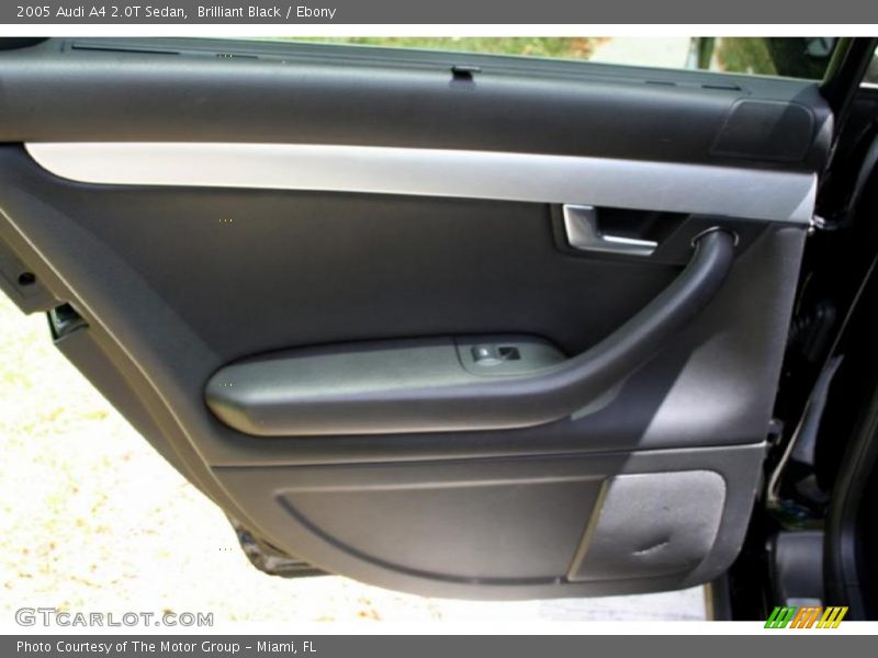 Brilliant Black / Ebony 2005 Audi A4 2.0T Sedan