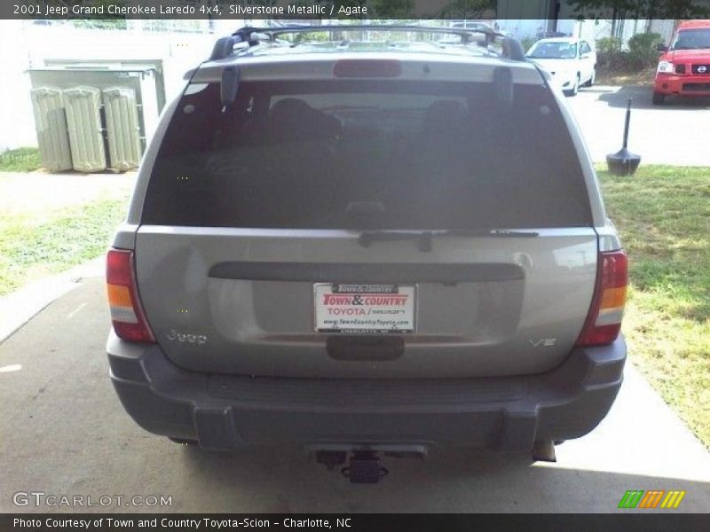 Silverstone Metallic / Agate 2001 Jeep Grand Cherokee Laredo 4x4