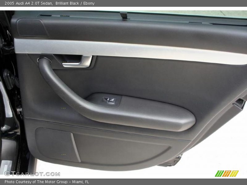 Brilliant Black / Ebony 2005 Audi A4 2.0T Sedan