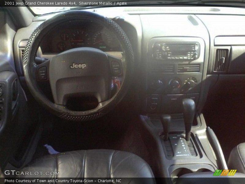 Silverstone Metallic / Agate 2001 Jeep Grand Cherokee Laredo 4x4