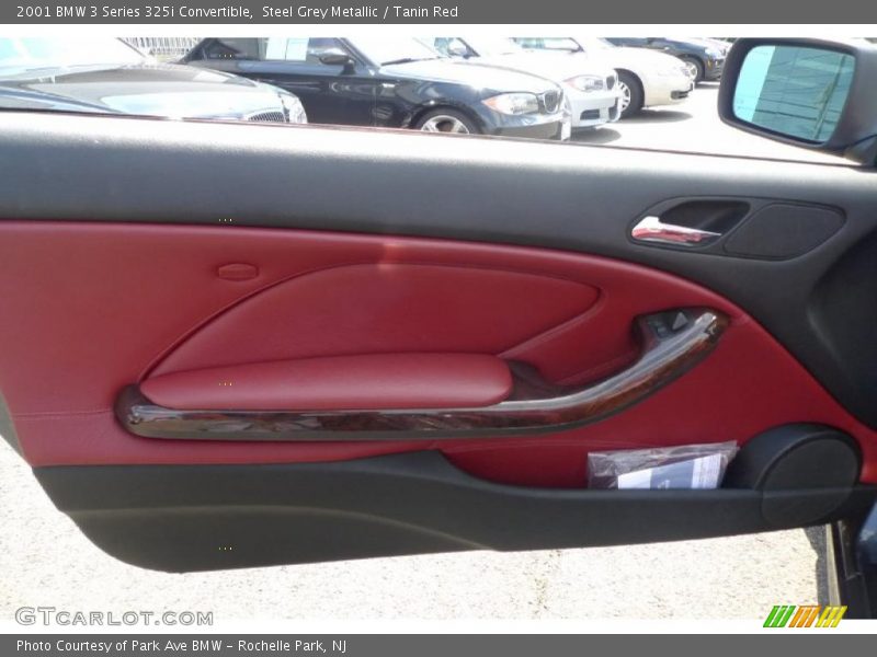 Steel Grey Metallic / Tanin Red 2001 BMW 3 Series 325i Convertible