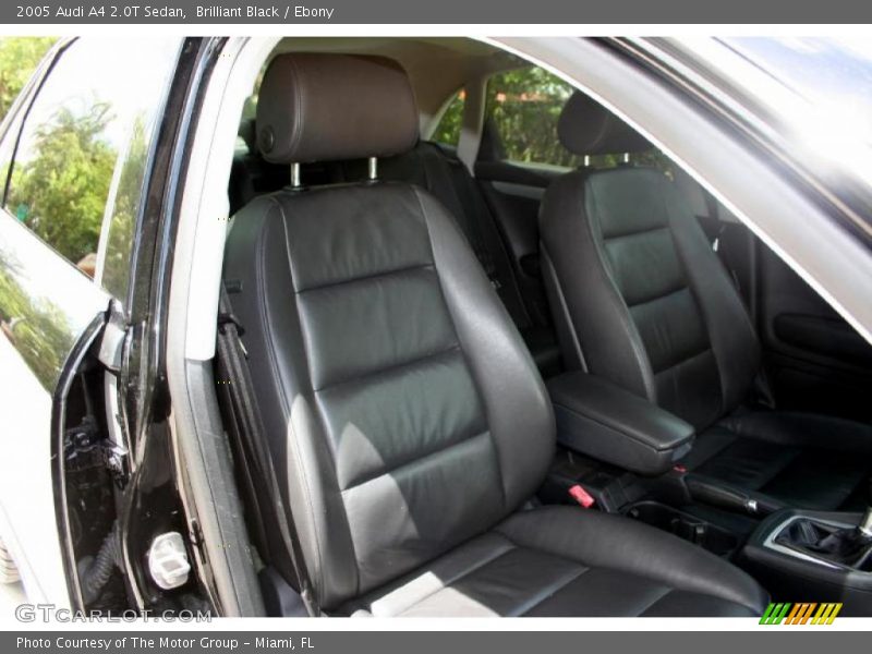 Brilliant Black / Ebony 2005 Audi A4 2.0T Sedan