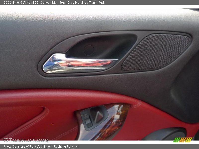 Steel Grey Metallic / Tanin Red 2001 BMW 3 Series 325i Convertible