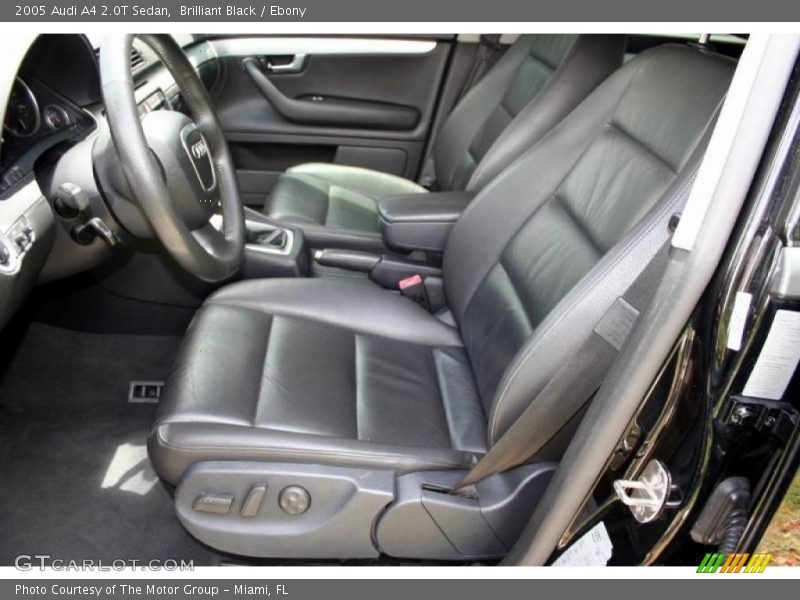 Brilliant Black / Ebony 2005 Audi A4 2.0T Sedan