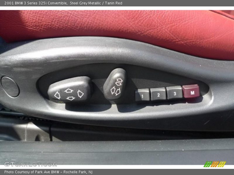 Steel Grey Metallic / Tanin Red 2001 BMW 3 Series 325i Convertible