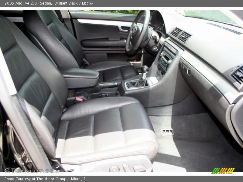 Brilliant Black / Ebony 2005 Audi A4 2.0T Sedan