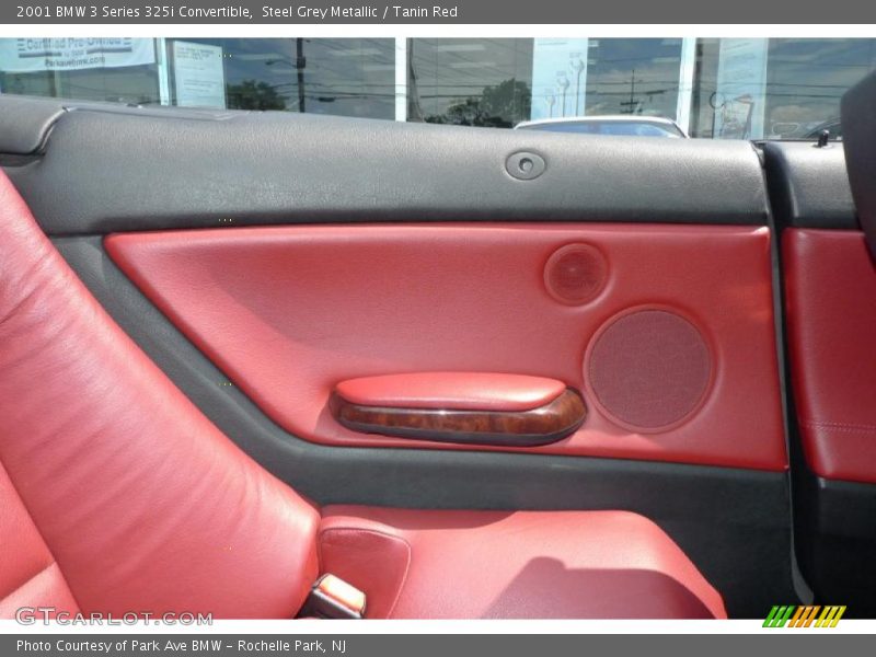 Steel Grey Metallic / Tanin Red 2001 BMW 3 Series 325i Convertible