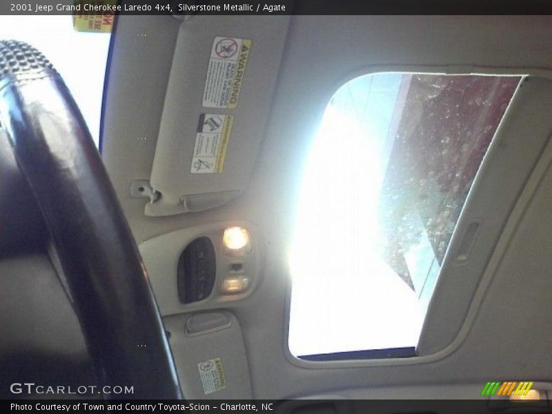 Silverstone Metallic / Agate 2001 Jeep Grand Cherokee Laredo 4x4