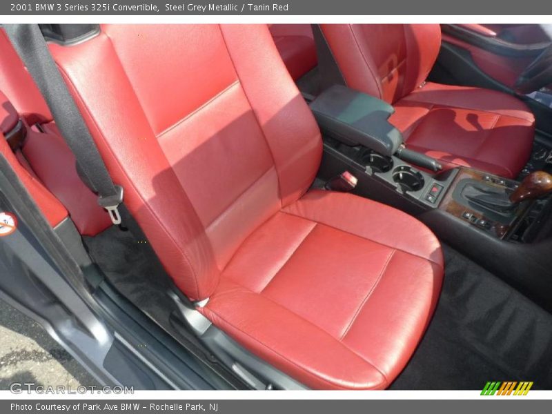 Steel Grey Metallic / Tanin Red 2001 BMW 3 Series 325i Convertible