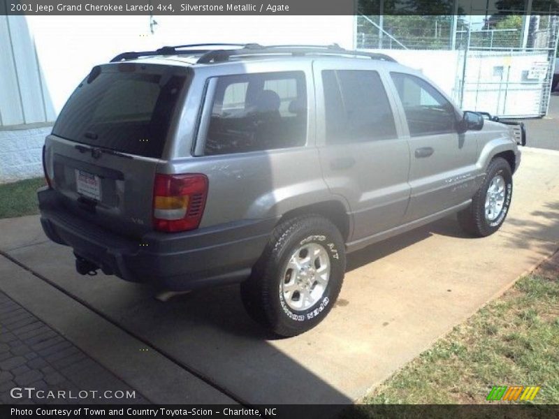 Silverstone Metallic / Agate 2001 Jeep Grand Cherokee Laredo 4x4