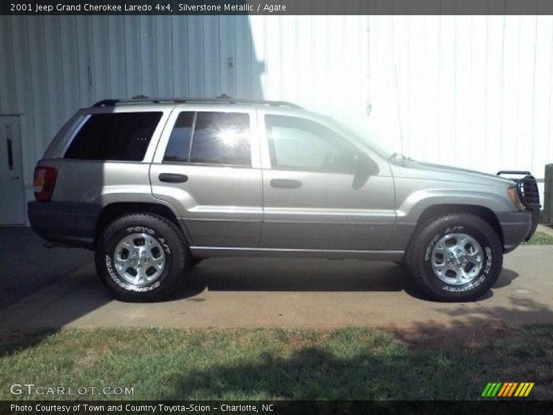 Silverstone Metallic / Agate 2001 Jeep Grand Cherokee Laredo 4x4