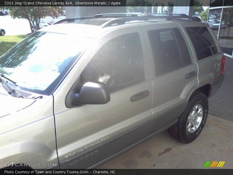 Silverstone Metallic / Agate 2001 Jeep Grand Cherokee Laredo 4x4