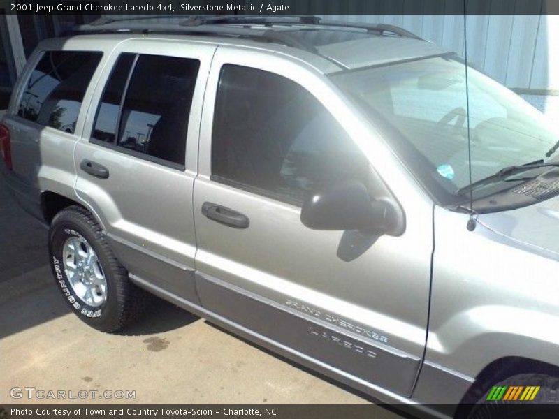 Silverstone Metallic / Agate 2001 Jeep Grand Cherokee Laredo 4x4