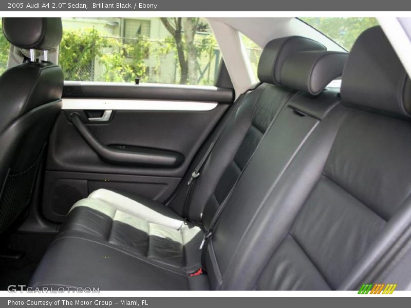 Brilliant Black / Ebony 2005 Audi A4 2.0T Sedan