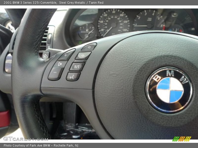 Steel Grey Metallic / Tanin Red 2001 BMW 3 Series 325i Convertible