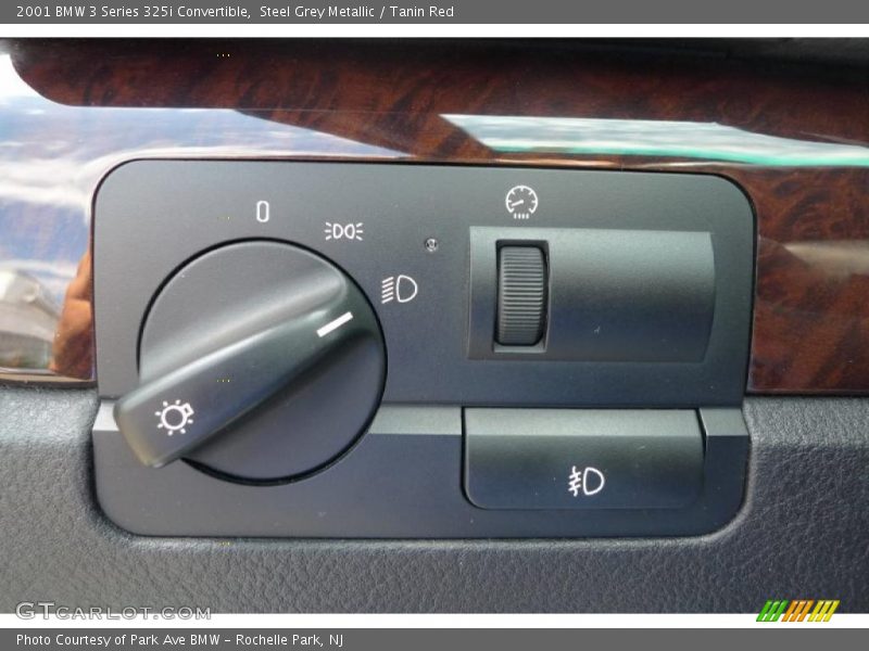 Steel Grey Metallic / Tanin Red 2001 BMW 3 Series 325i Convertible