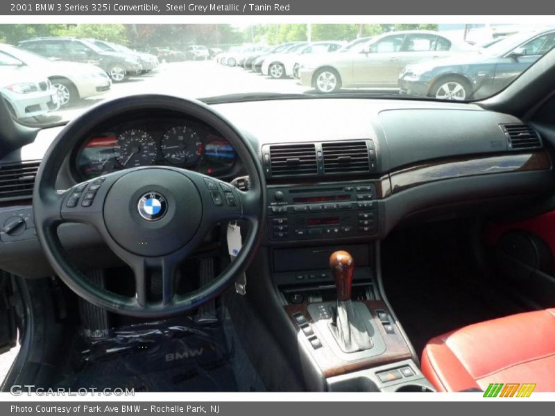 Steel Grey Metallic / Tanin Red 2001 BMW 3 Series 325i Convertible