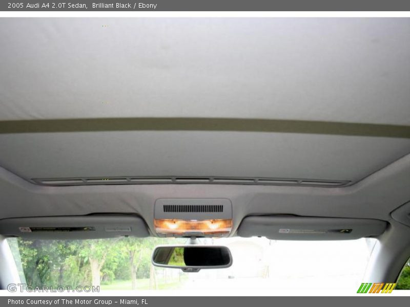 Brilliant Black / Ebony 2005 Audi A4 2.0T Sedan