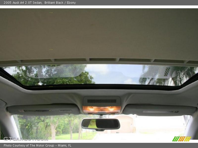 Brilliant Black / Ebony 2005 Audi A4 2.0T Sedan