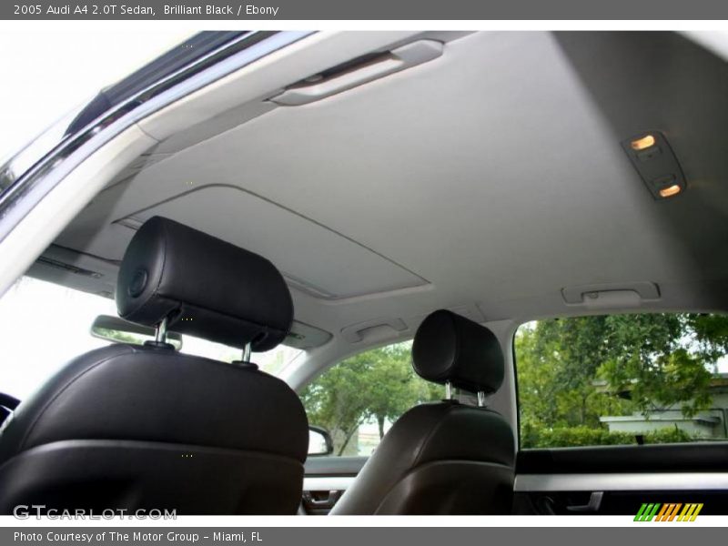 Brilliant Black / Ebony 2005 Audi A4 2.0T Sedan