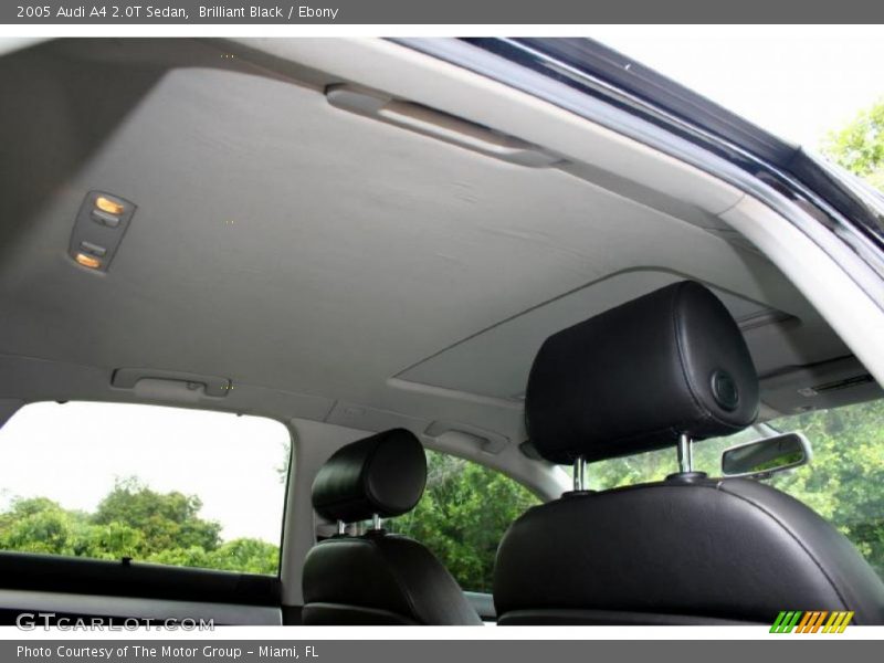 Brilliant Black / Ebony 2005 Audi A4 2.0T Sedan