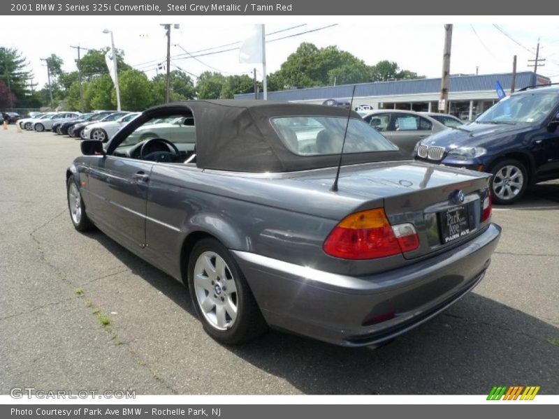 Steel Grey Metallic / Tanin Red 2001 BMW 3 Series 325i Convertible