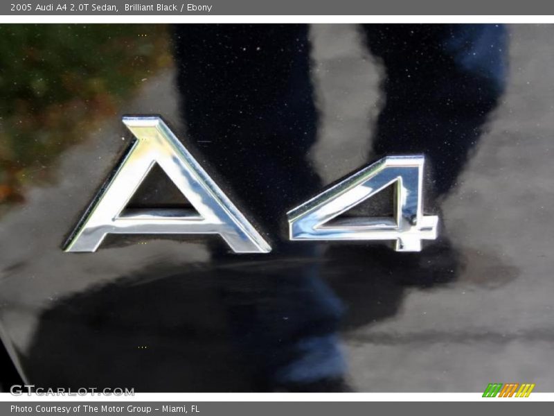 Brilliant Black / Ebony 2005 Audi A4 2.0T Sedan