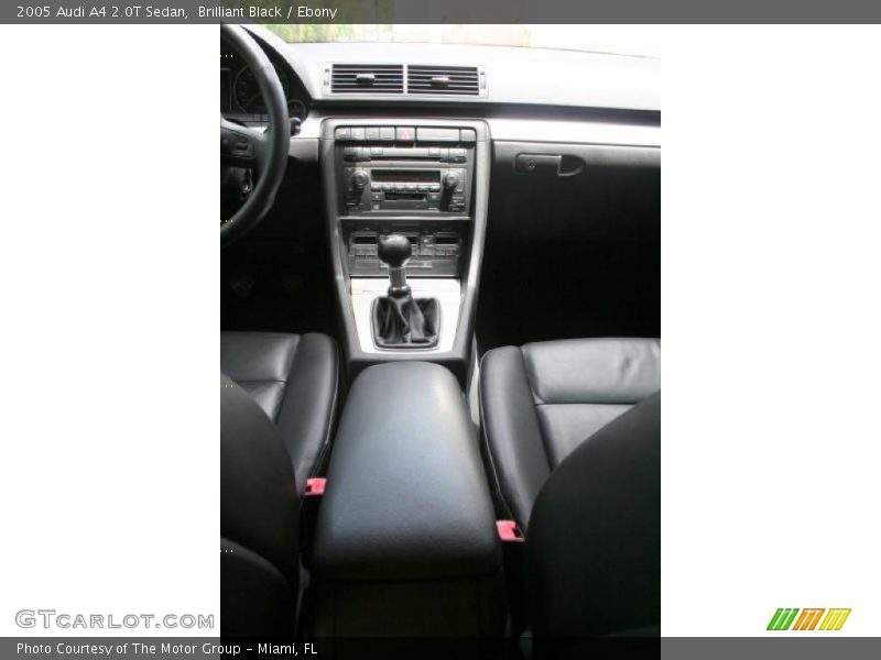 Brilliant Black / Ebony 2005 Audi A4 2.0T Sedan