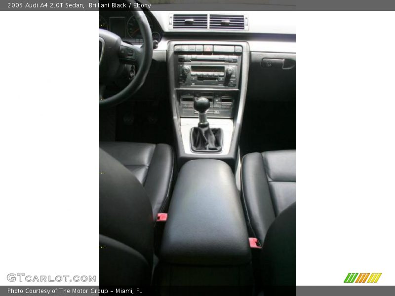 Brilliant Black / Ebony 2005 Audi A4 2.0T Sedan