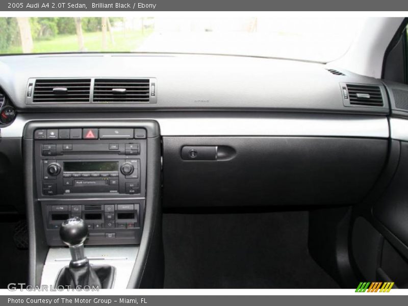 Brilliant Black / Ebony 2005 Audi A4 2.0T Sedan