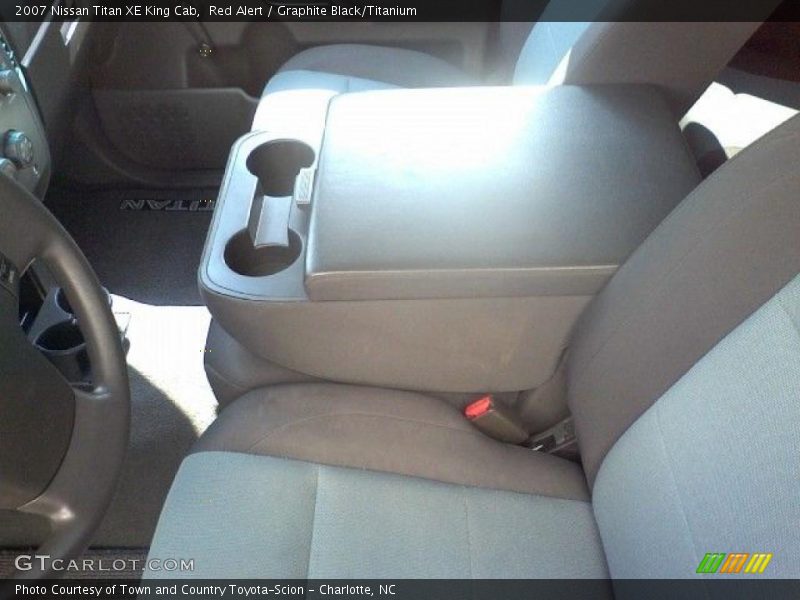 Red Alert / Graphite Black/Titanium 2007 Nissan Titan XE King Cab