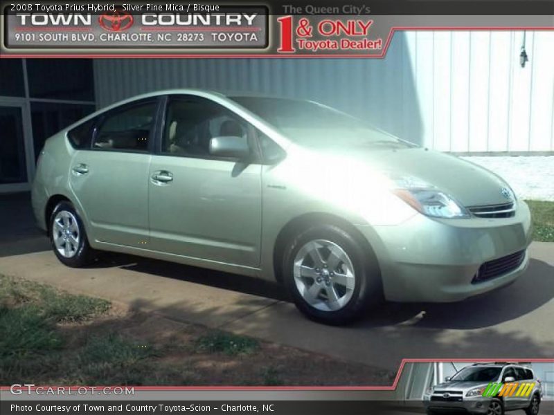 Silver Pine Mica / Bisque 2008 Toyota Prius Hybrid