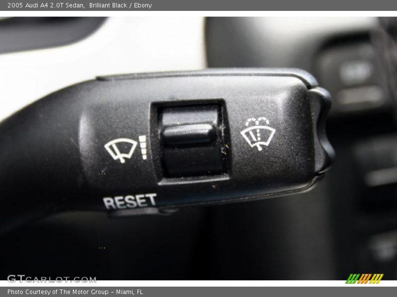 Brilliant Black / Ebony 2005 Audi A4 2.0T Sedan