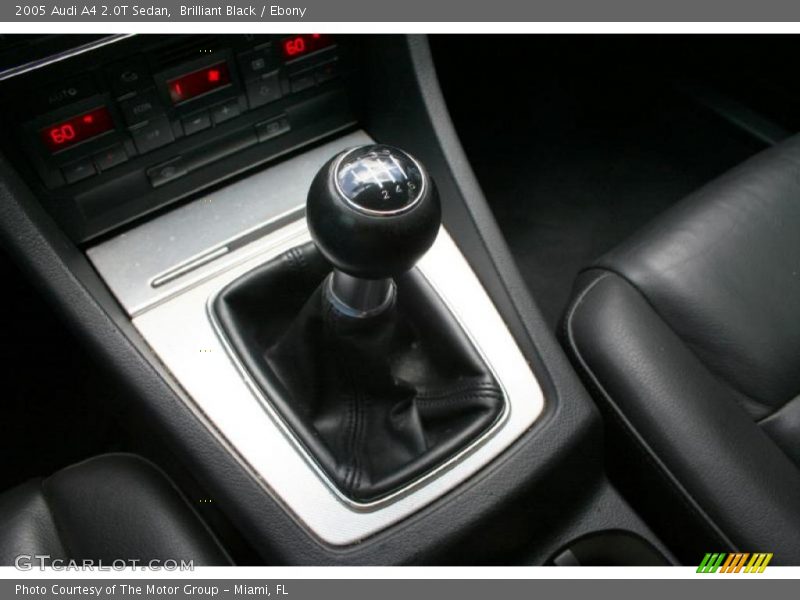 Brilliant Black / Ebony 2005 Audi A4 2.0T Sedan